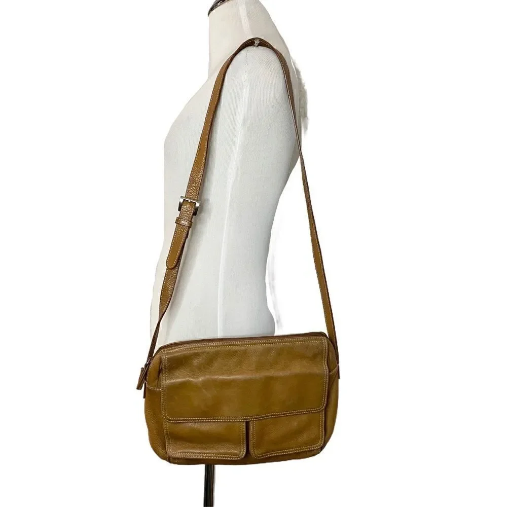 Vintage Tignanello Pebbled Leather Shoulder Purse